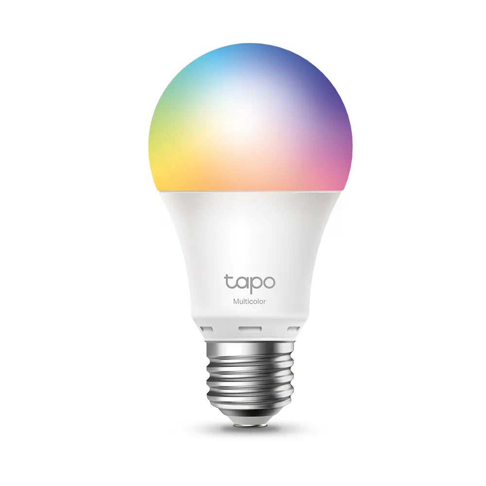 Bombilla Tapo L530E: multicolor, regulable, sin Hub. Control por app y voz, modos inteligentes y memoria. ¡Ilumina tu hogar de forma inteligente!