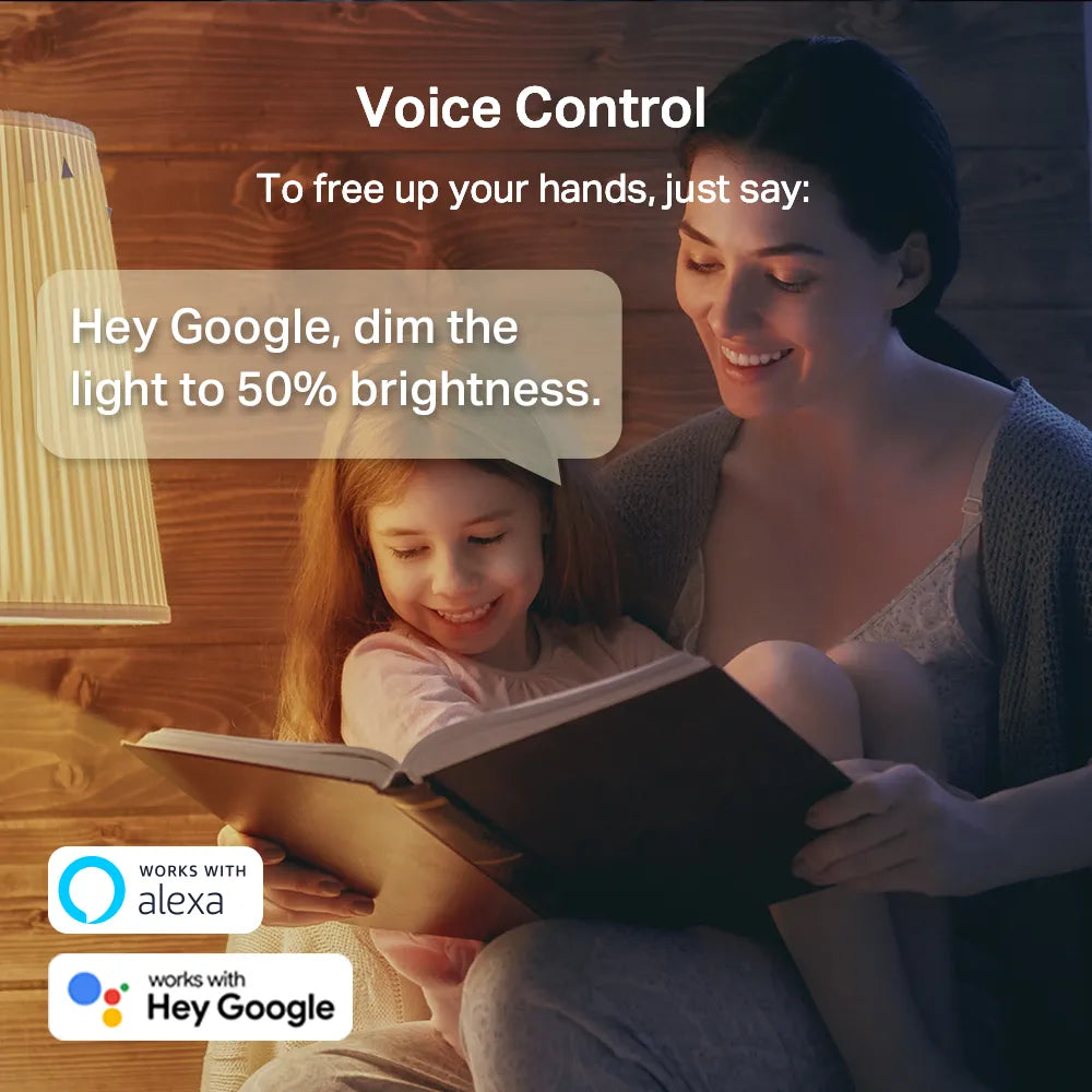 Bombilla Tapo L530E: multicolor, regulable, sin Hub. Control por app y voz, modos inteligentes y memoria. ¡Ilumina tu hogar de forma inteligente!