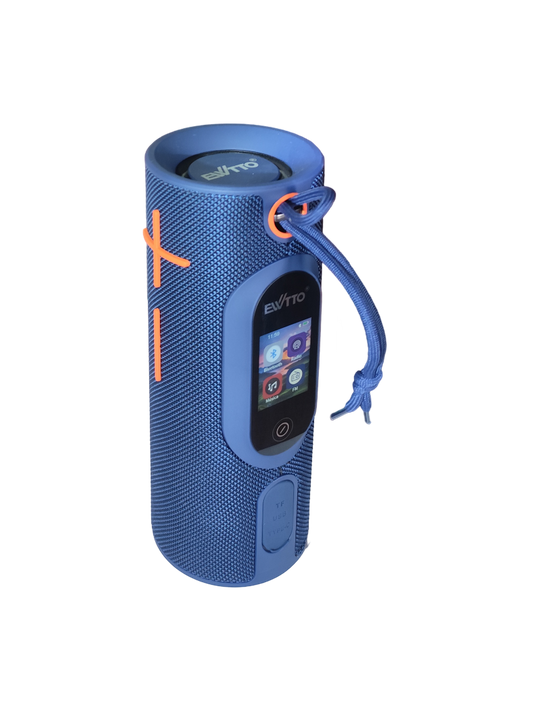 🔊 Parlante Bluetooth 20W para exteriores. Pantalla táctil, resistencia al agua IPX5, batería 3600mAh y bocinas de 57mm. ¡Compra ahora y vive la música! 🚀