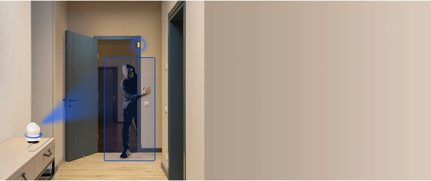 Sensor de contacto Tapo T110 para puertas y ventanas. Notificaciones en tiempo real, automatización inteligente. Compatible con Hub Tapo H100.