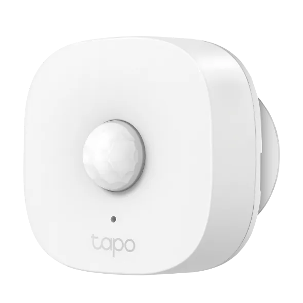 Sensor de movimiento Tapo T100. Automatiza luces y alarmas, recibe notificaciones en tiempo real. Compatible con Hub Tapo H100. ¡Compra ahora!
