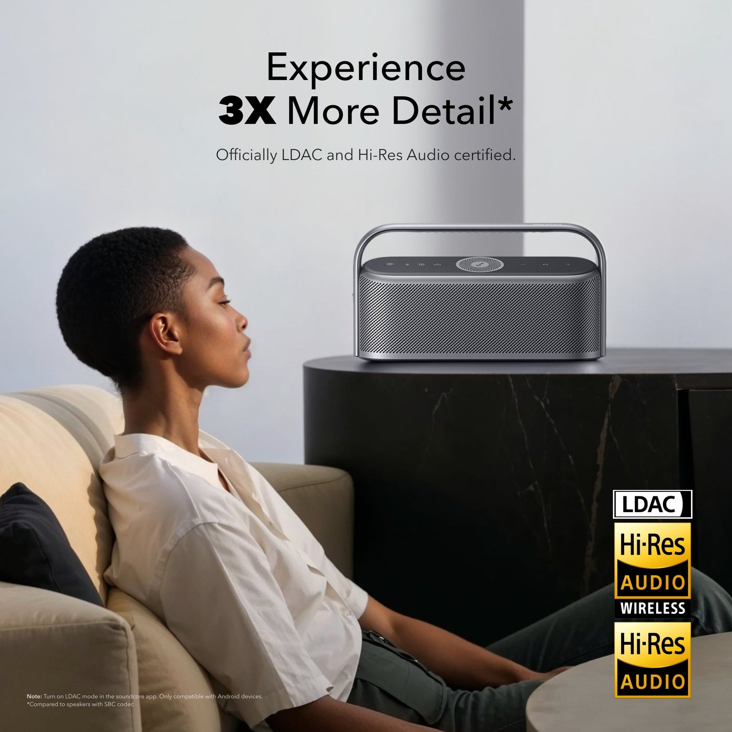 🔊 Parlante Soundcore Motion X600 con sonido espacial Hi-Res, 50W, IPX7, TWS y 12h de batería. Transforma tu espacio en una sala de conciertos. 🚀