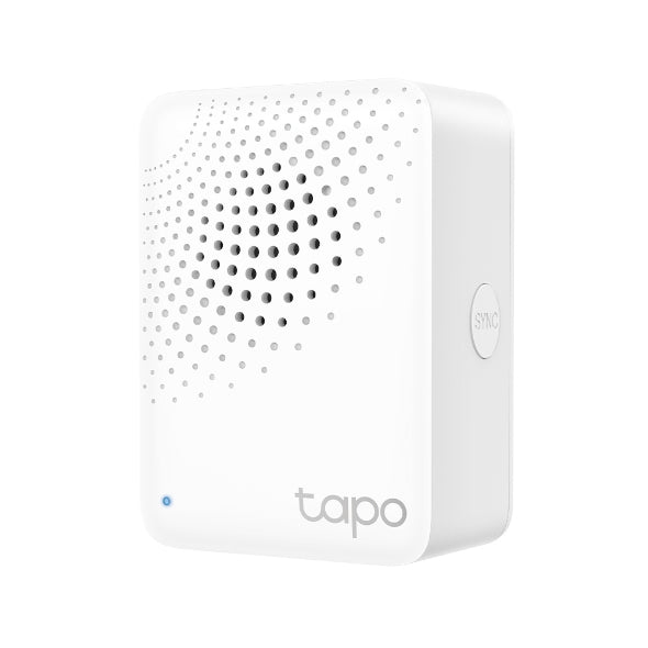 Tapo H100 conecta hasta 64 dispositivos Tapo, actúa como alarma y timbre inteligente. Control total desde la app. ¡Crea tu hogar inteligente hoy!