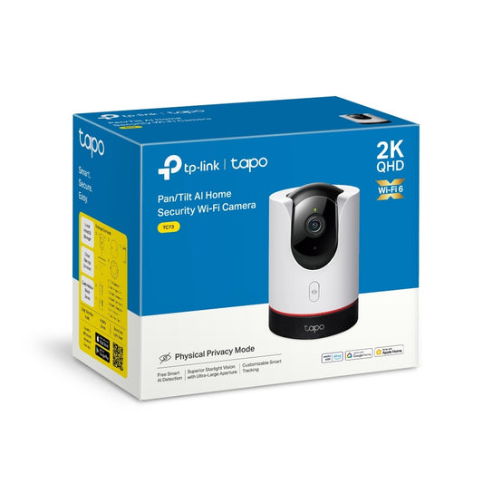 Tapo C225: cámara inteligente 2K con seguimiento, visión a color, modo privacidad, Apple HomeKit y grabación local o en la nube. ¡Compra hoy!