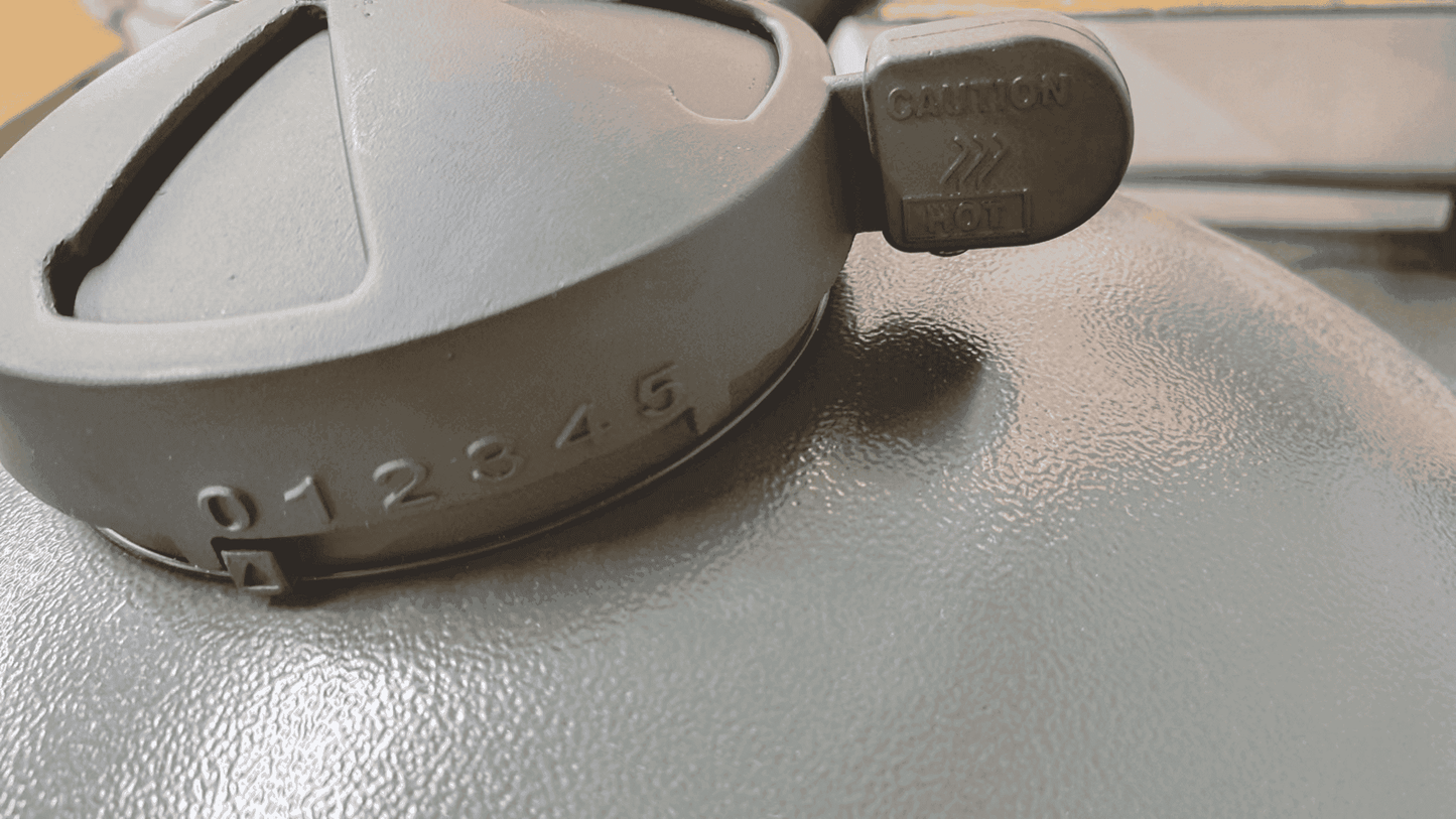 Kamado de Acero Portátil – Parrilla de carbón eficiente y duradera, ideal para asados y ahumados