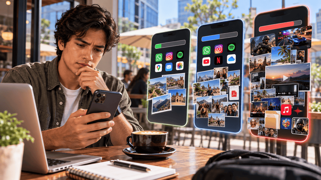 128 GB vs 256 GB vs 512 GB: ¿cuánto almacenamiento necesitas realmente en un celular?