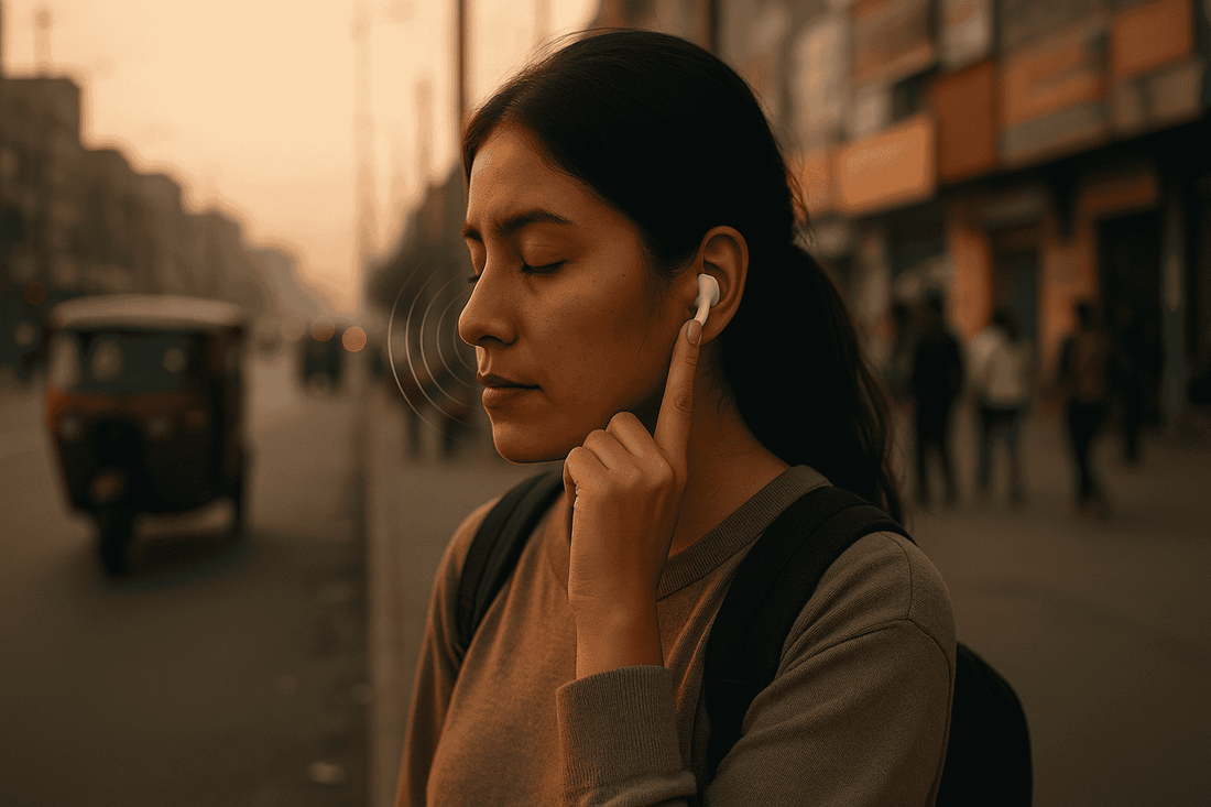 Audífonos TWS con ANC en Perú: silencio para la combi, oficina y gym