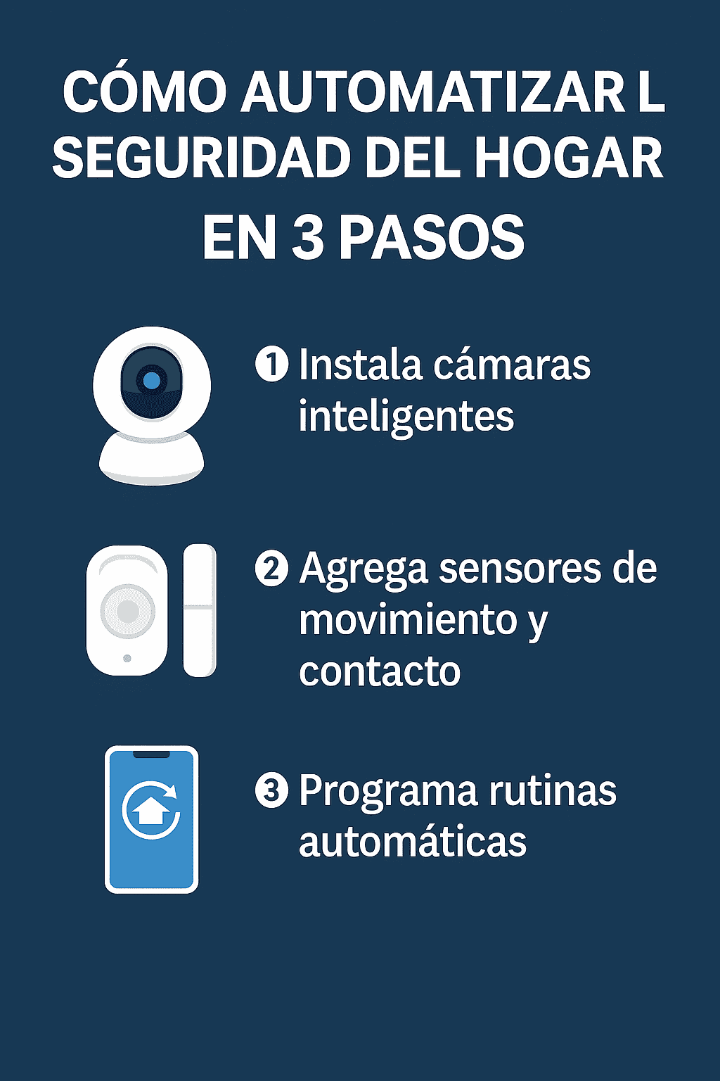 Aprende cómo automatizar la seguridad de tu hogar sin complicaciones. Cámaras, sensores y rutinas fáciles de usar.
