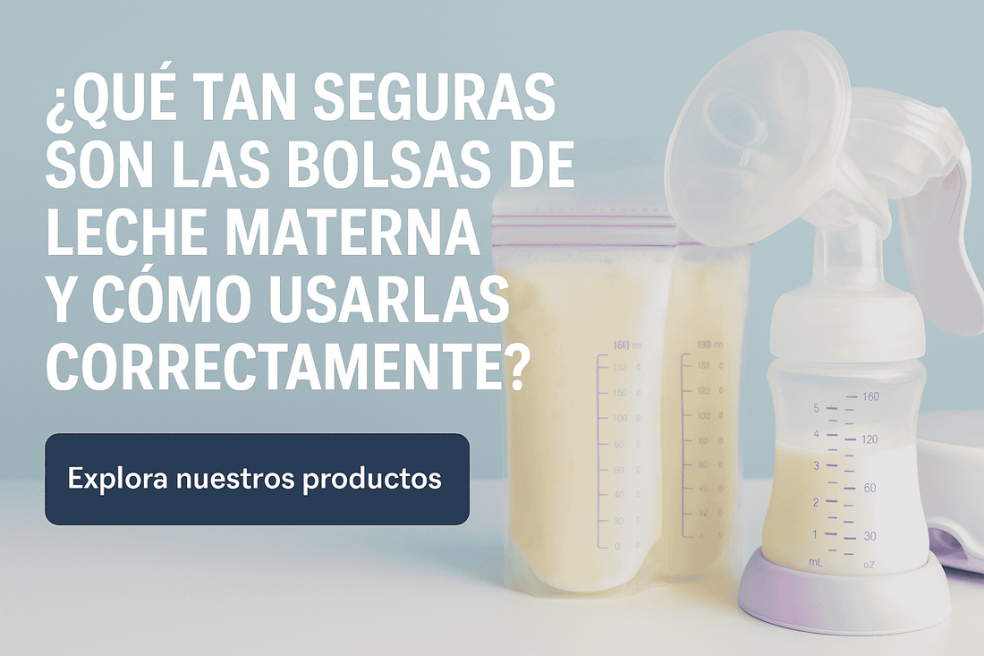 Descubre cómo usar correctamente las bolsas de leche materna: congelación, seguridad, transporte y compatibilidad con extractoras.