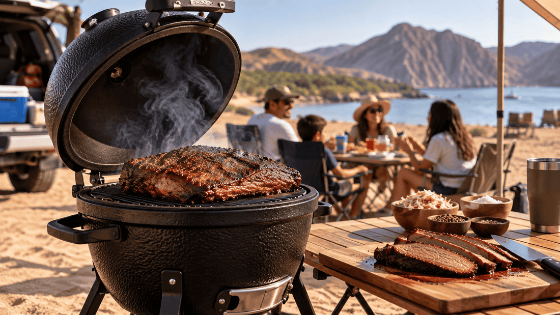 Char-Griller AKORN Jr.: el kamado portátil para playa, camping y viajes en Perú