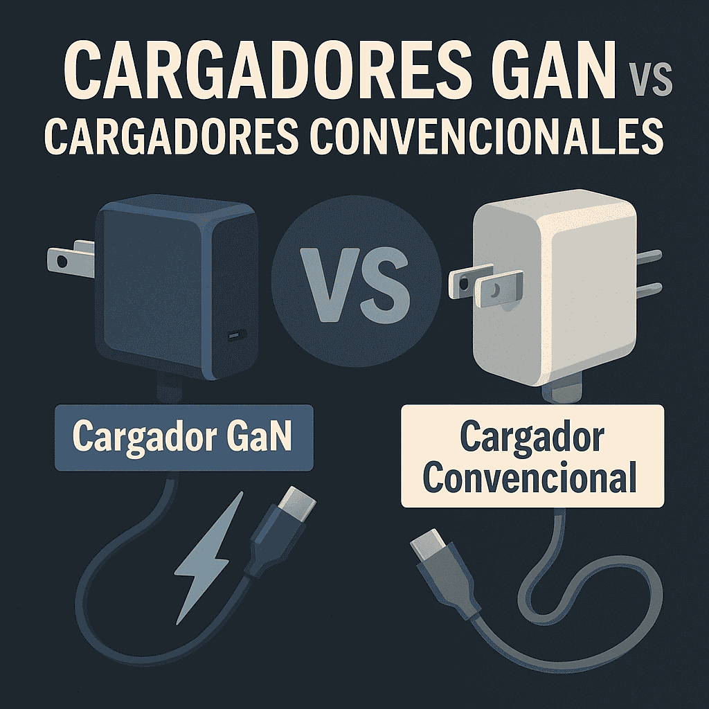 Cargadores GaN vs Cargadores Convencionales: Comparativa y Recomendaciones 2025