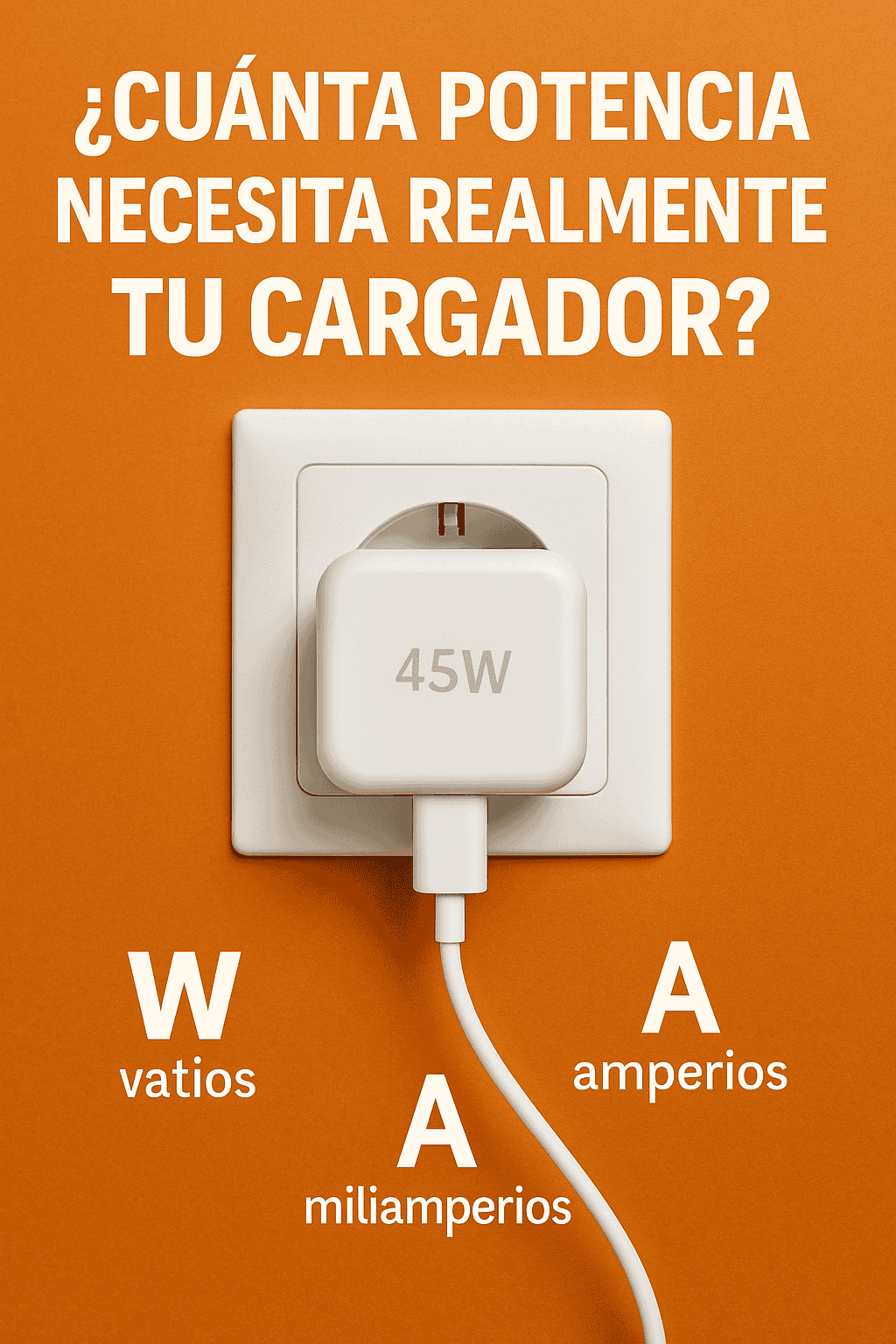 ¿Cuánta Potencia Debe Tener tu Cargador? Guía 2025 para Elegir Bien