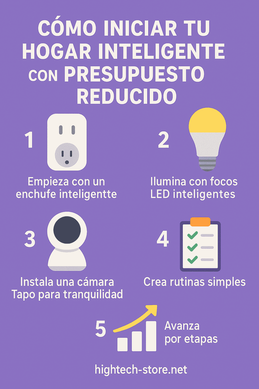 Cómo Empezar un Hogar Inteligente con Poco Presupuesto
