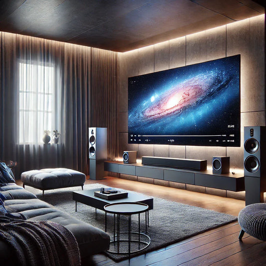 Descubre cómo optimizar tu espacio de entretenimiento con pantallas, sonido envolvente, iluminación inteligente y accesorios esenciales para una experiencia inmersiva en casa.