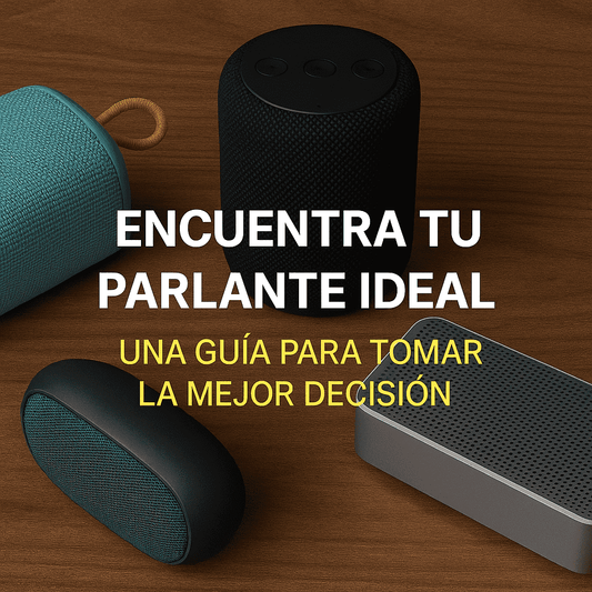 ¿Qué parlante necesitas? Guía rápida según cómo y dónde lo vas a usar