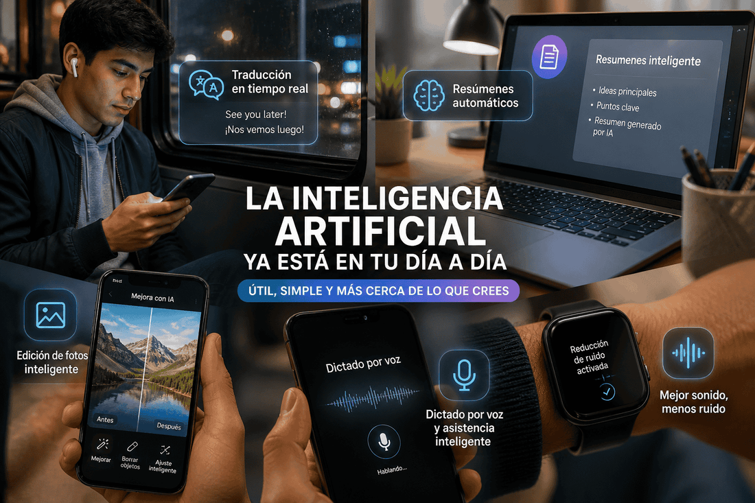 El auge de la inteligencia artificial en tu día a día: lo que ya tienes y no estás usando