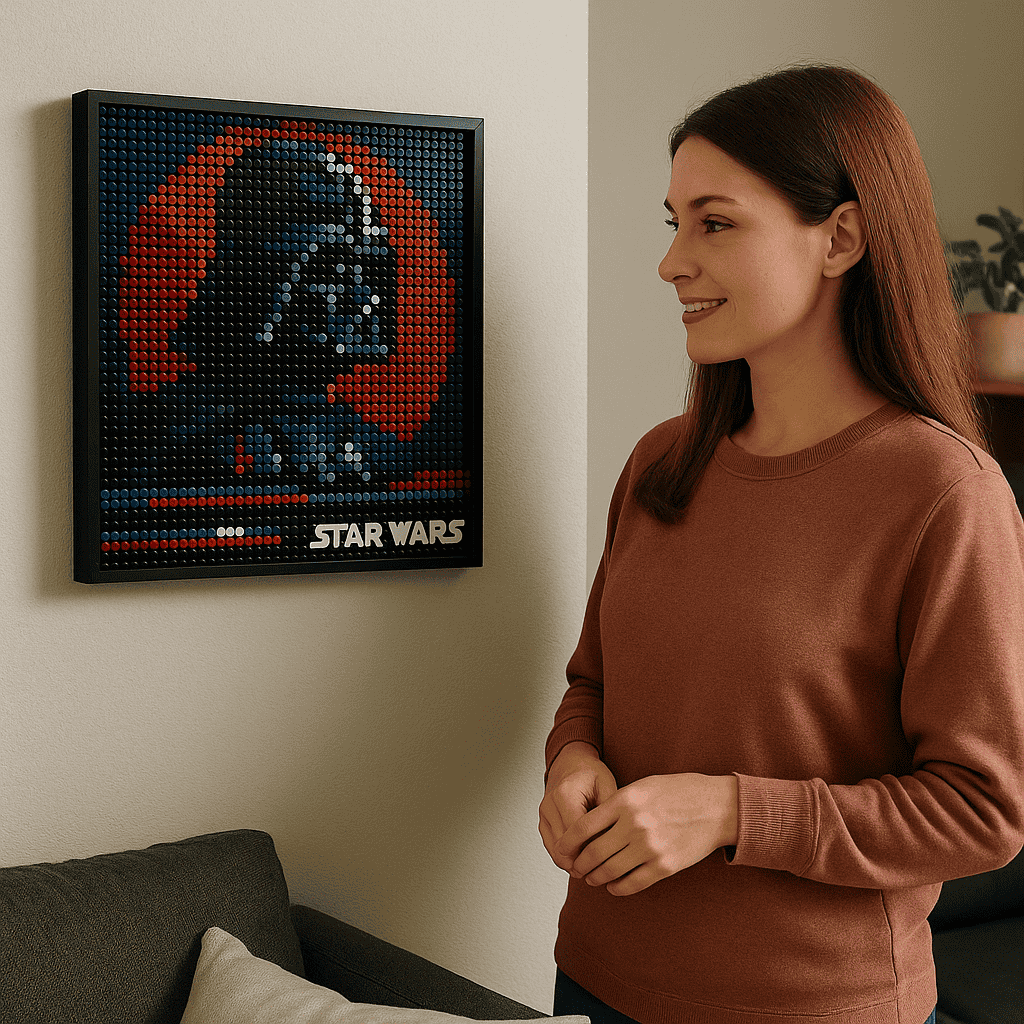 Del set de bloques al arte en la pared: armables que decoran tu casa