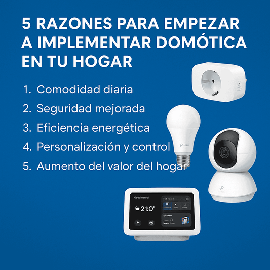 Aprende cómo iniciar tu hogar inteligente con enchufes, luces y sensores sin gastar mucho. Guía para principiantes en domótica 2025.