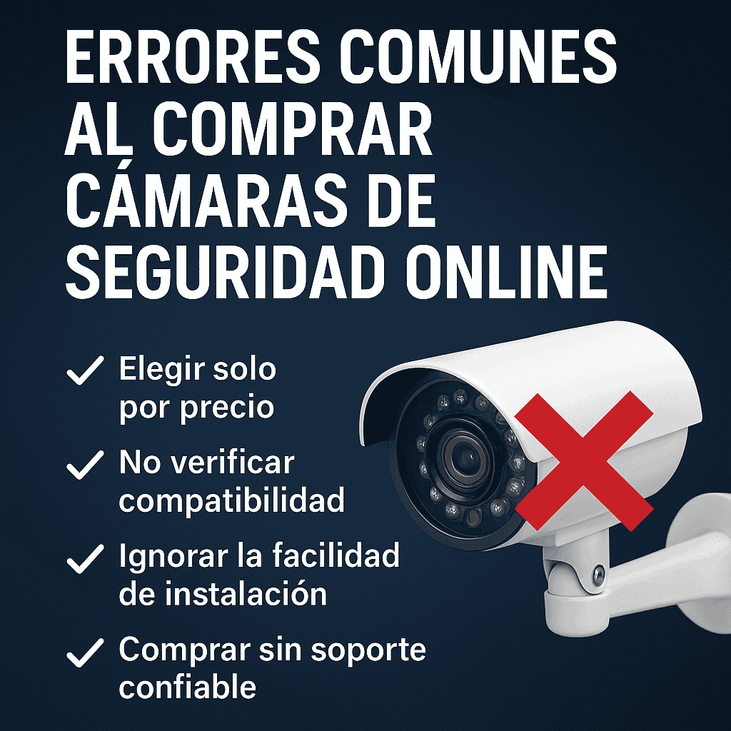 Errores Comunes al Comprar Cámaras de Seguridad Online