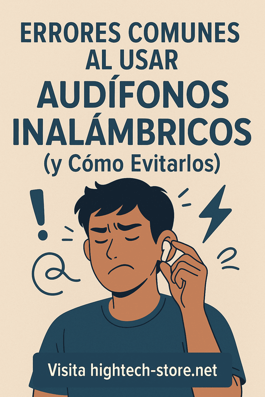 Errores Comunes al Usar Audífonos Inalámbricos y Cómo Cuidarlos Mejor