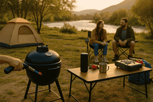 Fin de semana de camping con tecnología: kamado, cocina a gas y parlante Bluetooth desde Lima