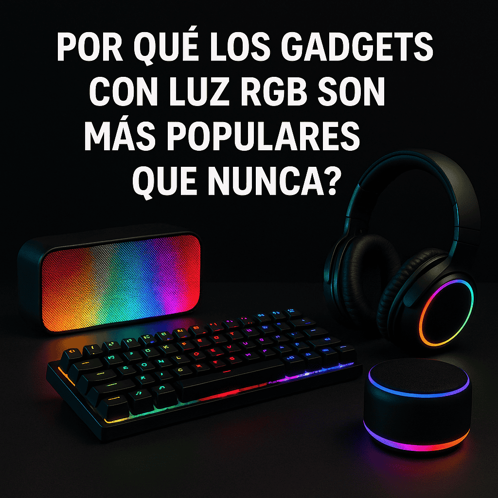 Descubre por qué los gadgets con luz RGB son los favoritos actuales. Personaliza tu ambiente, mejora tu experiencia y añade estilo a tu setup.
