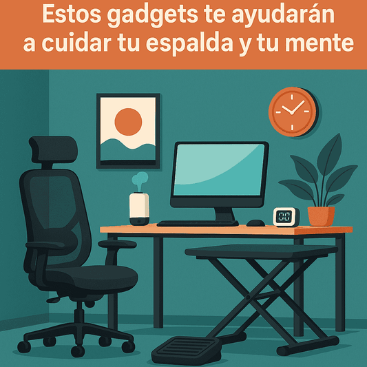 Descubre los mejores gadgets para cuidar tu postura y salud mientras trabajas desde casa. Tecnología útil para prevenir dolores y mejorar tu productividad.