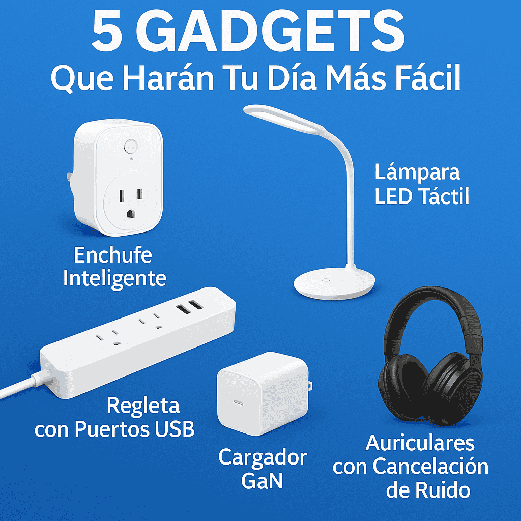 Descubre 5 gadgets tecnológicos que realmente funcionan y están disponibles en Perú. Mejoran tu rutina diaria sin complicarte.