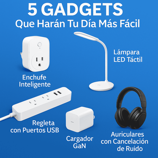 Descubre 5 gadgets tecnológicos que realmente funcionan y están disponibles en Perú. Mejoran tu rutina diaria sin complicarte.