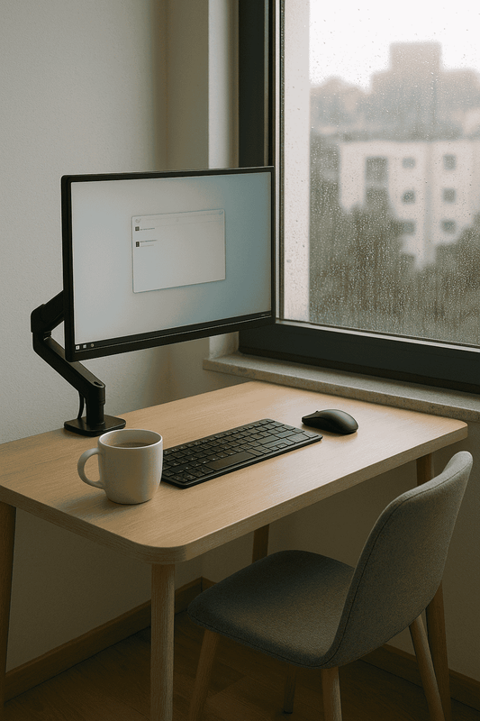 Guía clara para elegir monitor en espacios pequeños de Lima. Tamaño, panel, refresco y puertos, con marcas disponibles en Perú.