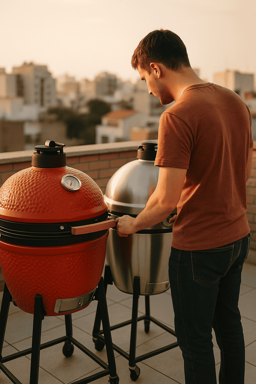 Kamado cerámico tradicional vs kamado de acero: cuál dura más y rinde mejor para tu parrilla en Perú
