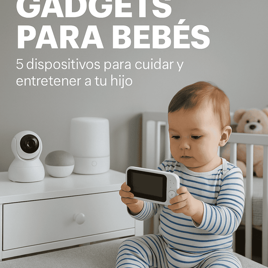 ¿Eres papá o mamá primeriza? Descubre los gadgets que harán tu vida más fácil: extractores, cámaras, bolsas de leche y más. Tecnología útil y segura.