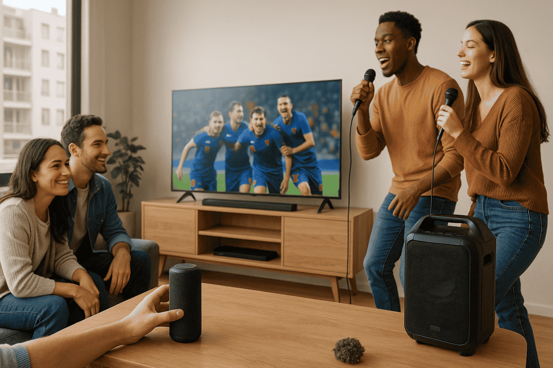 Parlante Bluetooth vs barra de sonido vs karaoke: qué comprar en 2025 (Perú)