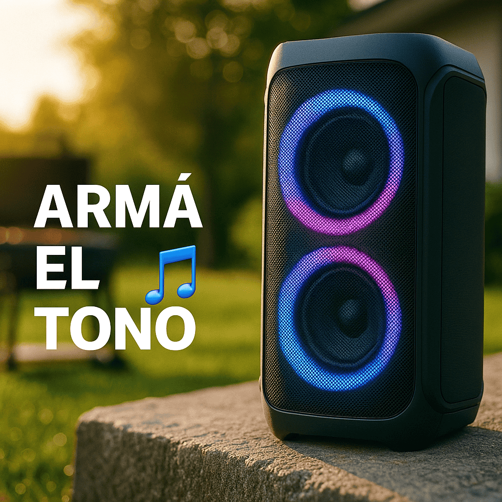 El día que la música no falló: parlantes potentes para convertir cualquier reunión en fiesta