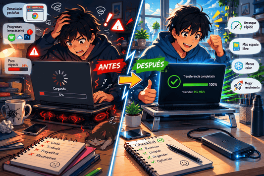 ¿Tu laptop está lenta? 7 errores que cometemos sin darnos cuenta