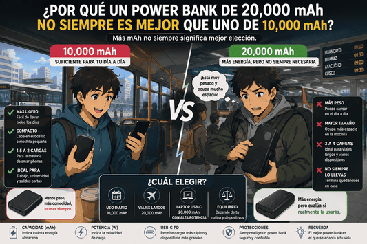 ¿Batería gigante o peso muerto? La verdad que nadie te dice sobre los power banks
