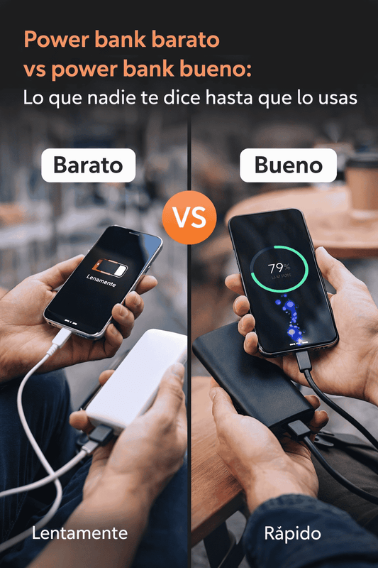 Power bank barato vs power bank bueno: lo que nadie te dice hasta que lo usas