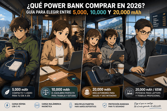 El error de comprar la batería más grande: Cómo elegir el power bank ideal para ti