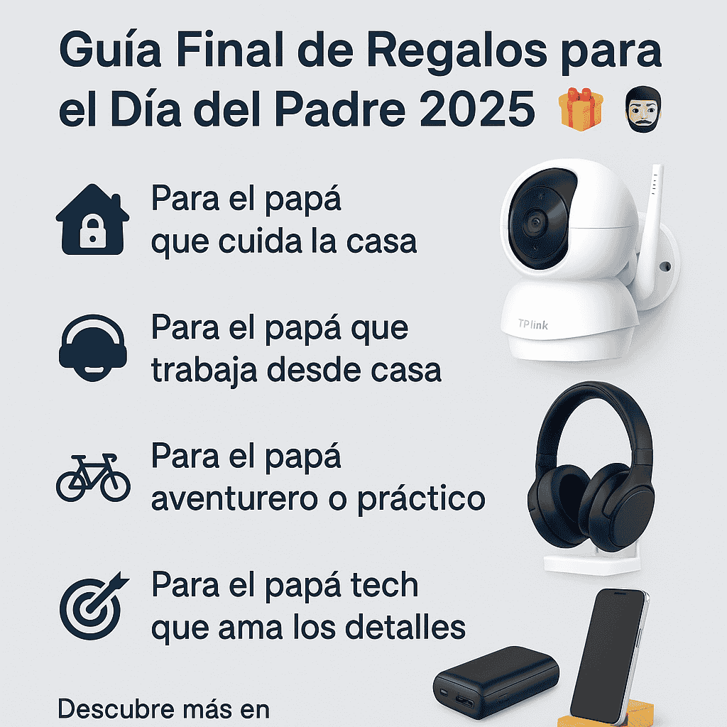 Regalos Día del Padre 2025: Tecnología con Sentido