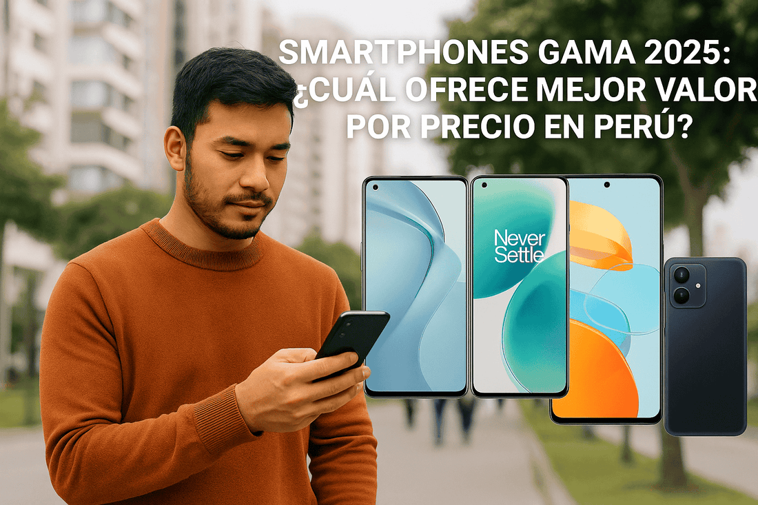 Smartphones gama media 2025: ¿cuál ofrece mejor valor por precio en Perú?