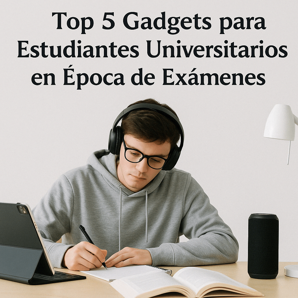 Top 5 Gadgets para Estudiantes Universitarios en Época de Exámenes 2025