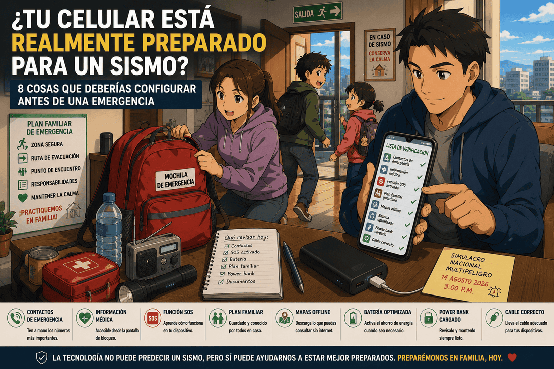 ¿Tu celular está listo para un sismo? 8 ajustes vitales que debes hacer hoy