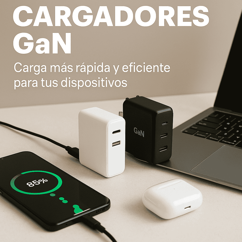 Los cargadores GaN son rápidos, seguros y compactos. Descubre por qué están de moda y cuál es el mejor para ti según tu estilo de vida.