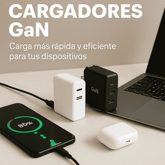 Los cargadores GaN son rápidos, seguros y compactos. Descubre por qué están de moda y cuál es el mejor para ti según tu estilo de vida.
