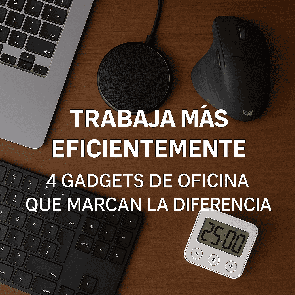 Trabaja mejor, no más: gadgets de oficina que aumentan tu productividad y reducen el estrés