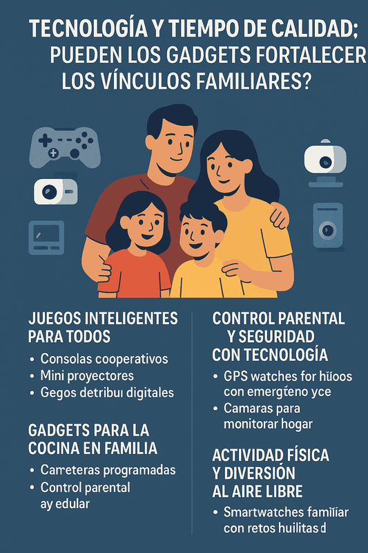 Tecnología Familiar 2025: Gadgets para Unirte Más a los Tuyos