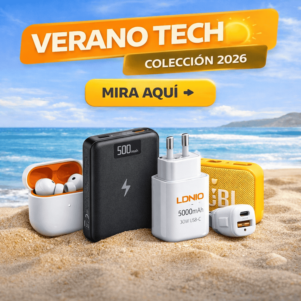 Kit Power LDNIO: powerbank 5000 mAh + cargador rápido 30W. Ahorra comprando el combo ideal para verano, viajes y oficina.
