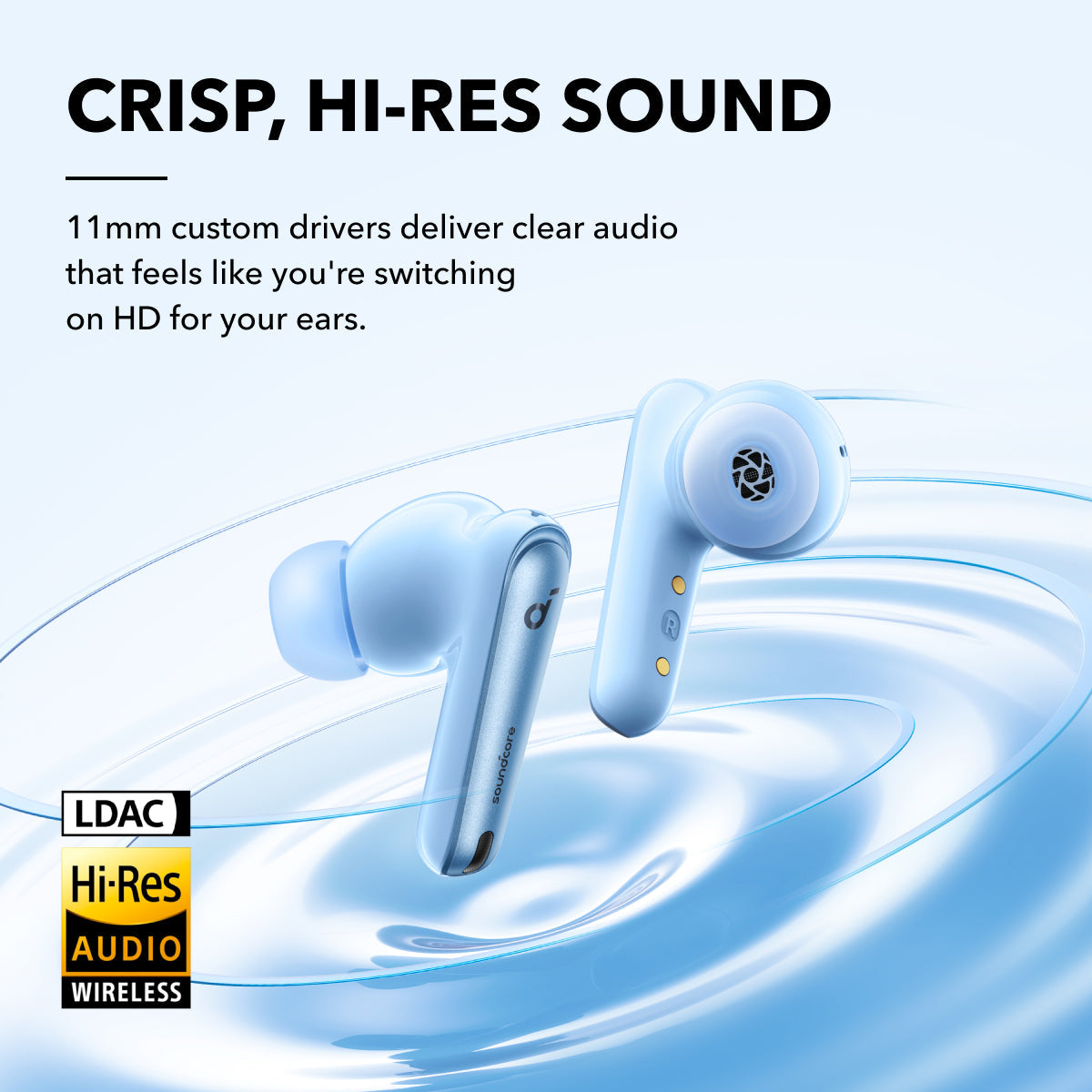 Muévete sin límites con los Audífonos Deportivos EW-A449BW. Bluetooth, cancelación de ruido ENC y diseño Ear-Hook para ajuste seguro. ¡Compra ya