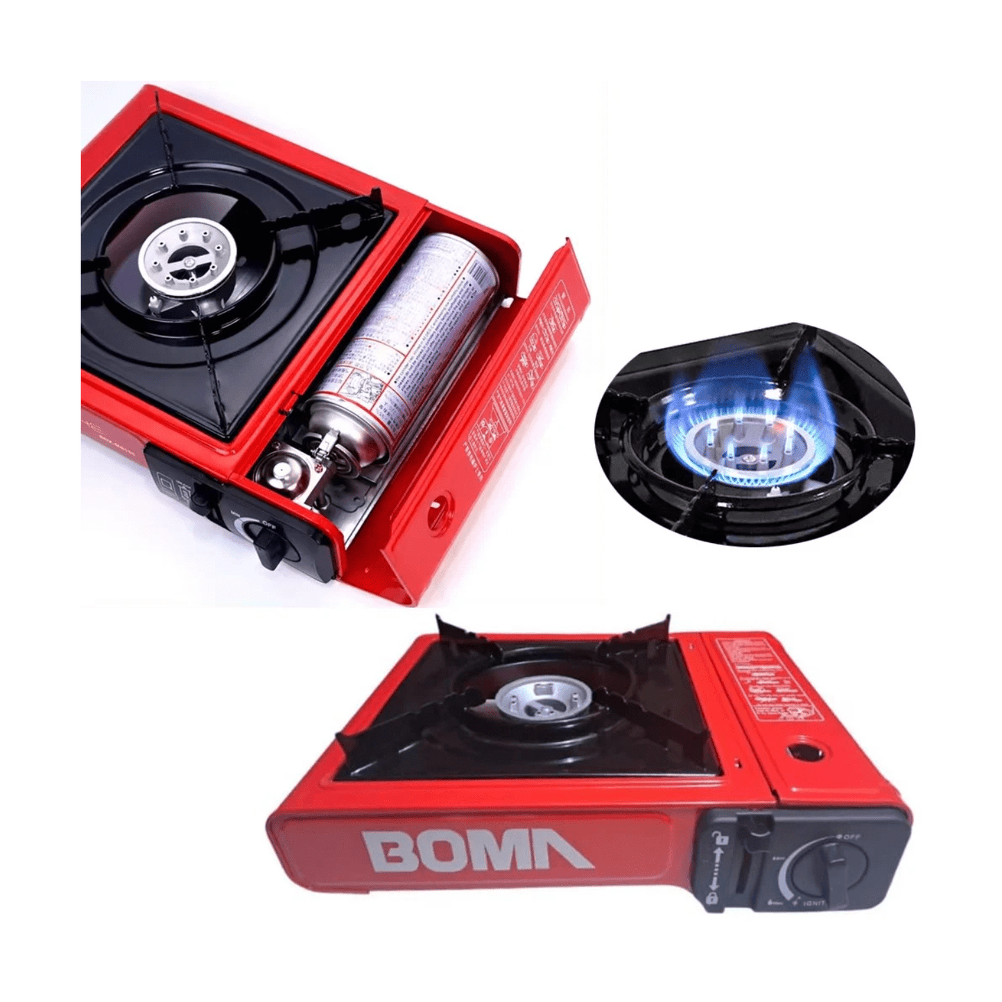 🔥 Cocina portátil BM-155 para camping, playa y exteriores. Funciona con gas butano o GLP, es compacta y fácil de transportar. ¡Cómprala ahora! 🚀