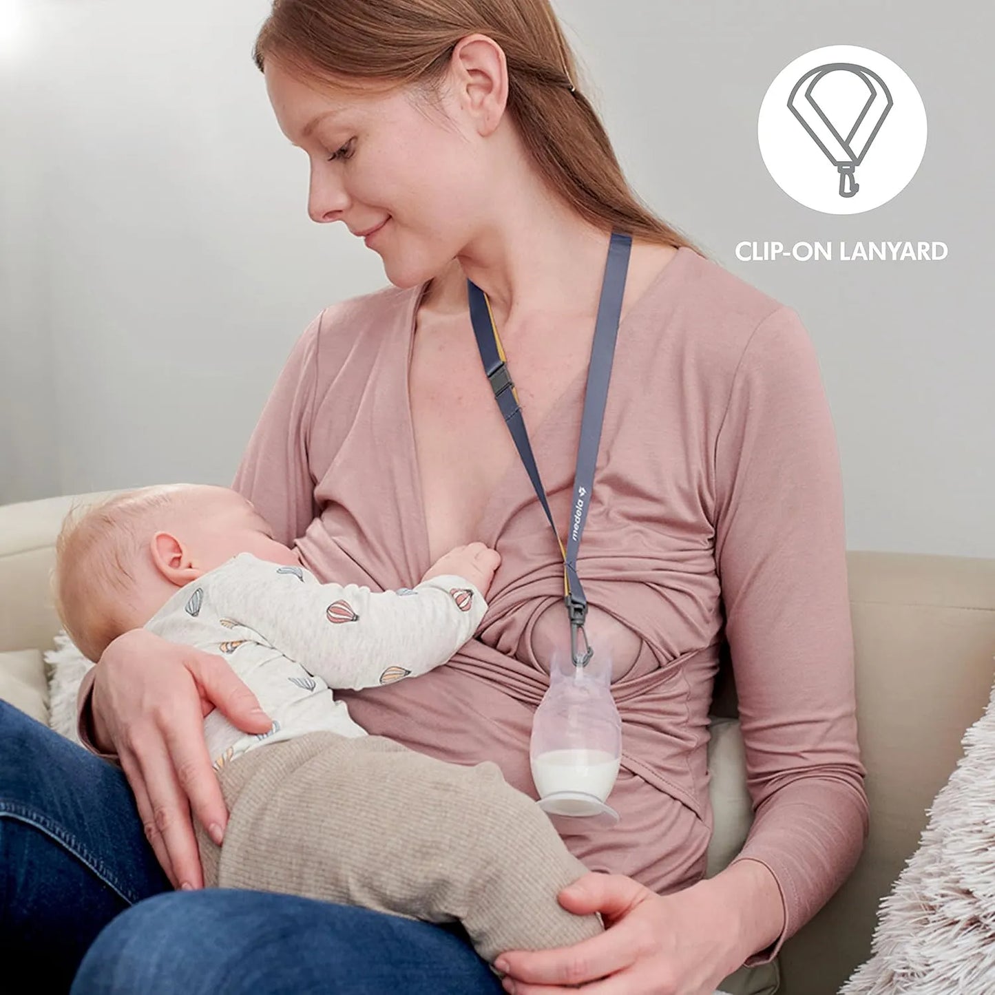 Set compacto y silencioso para extraer y recolectar leche materna fácilmente. Ideal para lactancia en movimiento.